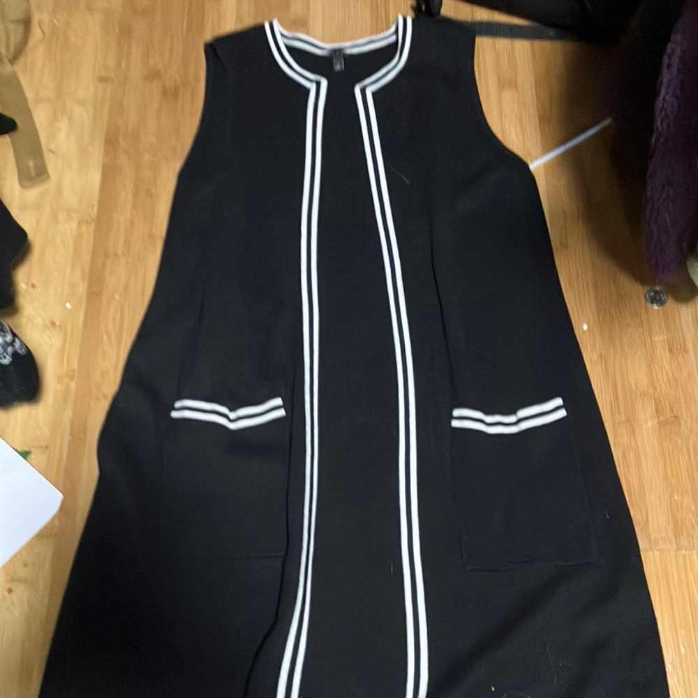 Talbots sleeveless coat